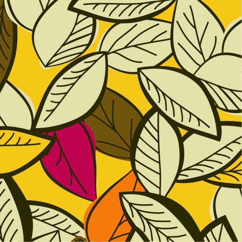 free vector Leaves Background Vector